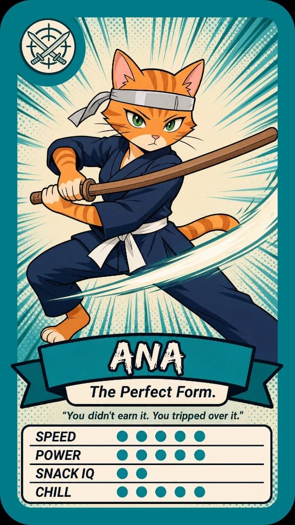 Ana dojo card: Losing